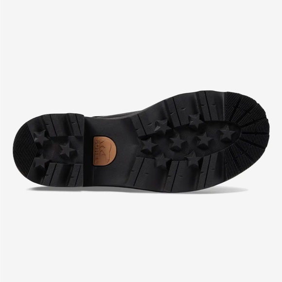 NIB Sorel Joan Now Zip Black Leather Ankle Boots Sz 8.5 - Picture 3 of 10